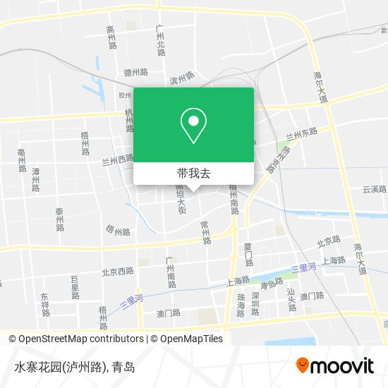 水寨花园(泸州路)地图