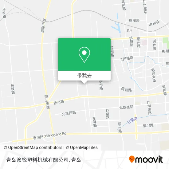 青岛澳锐塑料机械有限公司地图