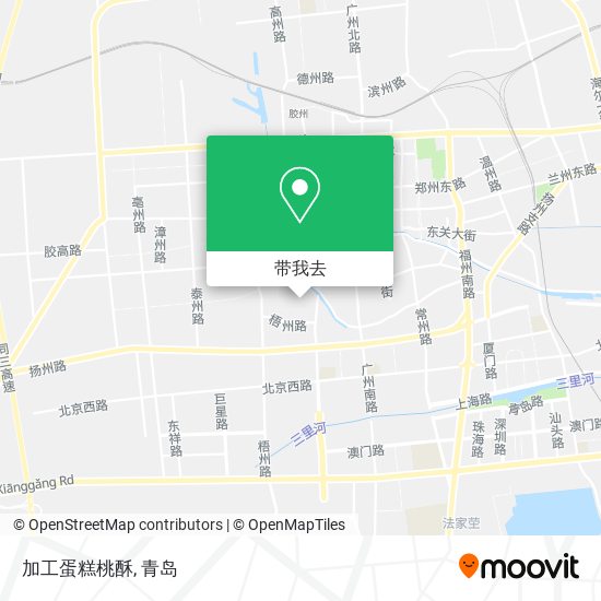 加工蛋糕桃酥地图