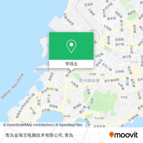 青岛金海王电脑技术有限公司地图