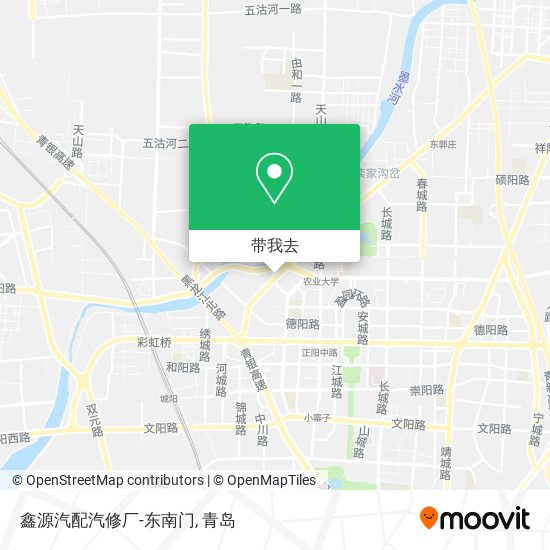 鑫源汽配汽修厂-东南门地图