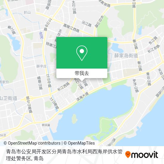 青岛市公安局开发区分局青岛市水利局西海岸供水管理处警务区地图
