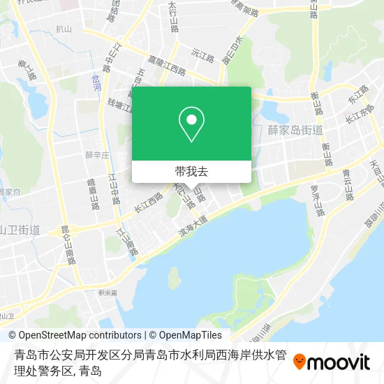 青岛市公安局开发区分局青岛市水利局西海岸供水管理处警务区地图