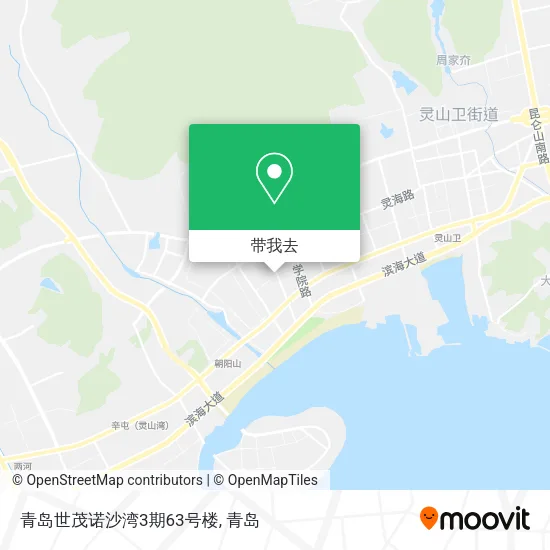 青岛世茂诺沙湾3期63号楼地图