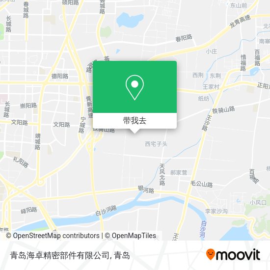 青岛海卓精密部件有限公司地图