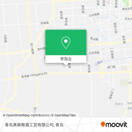 青岛奥林斯盾工贸有限公司地图