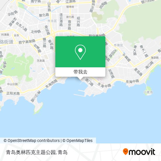 青岛奥林匹克主题公园地图