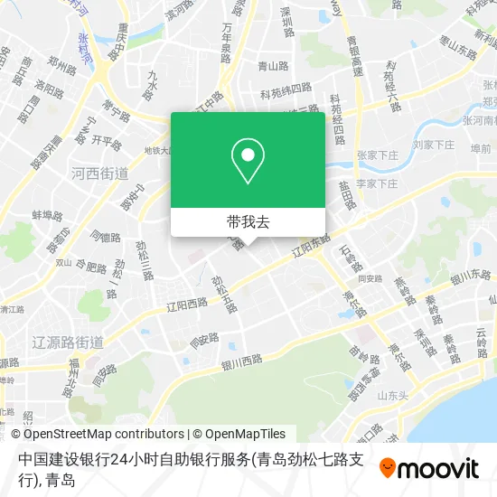 中国建设银行24小时自助银行服务(青岛劲松七路支行)地图