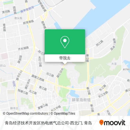 青岛经济技术开发区热电燃气总公司-西北门地图
