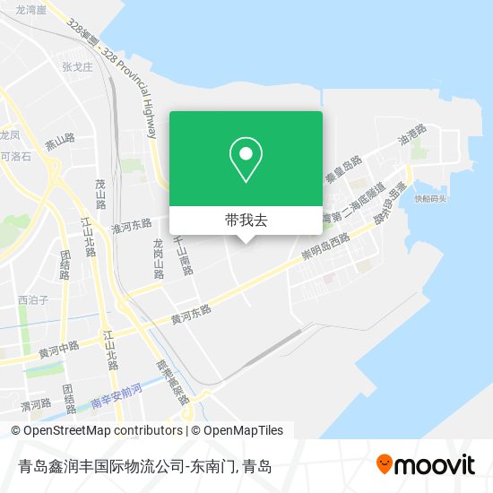 青岛鑫润丰国际物流公司-东南门地图