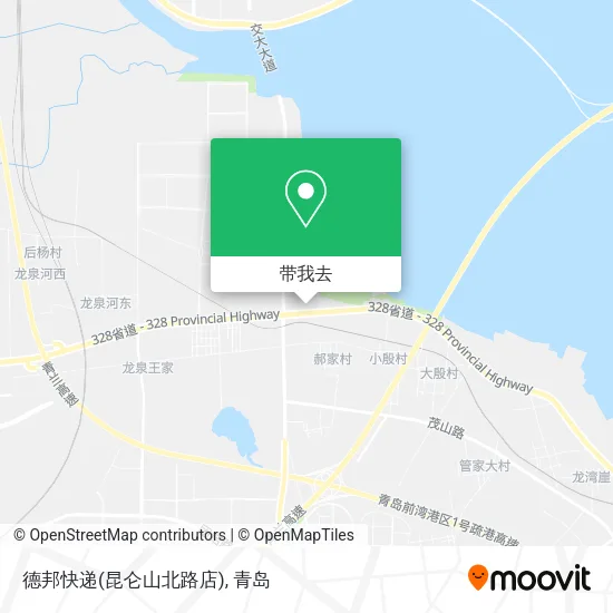 德邦快递(昆仑山北路店)地图
