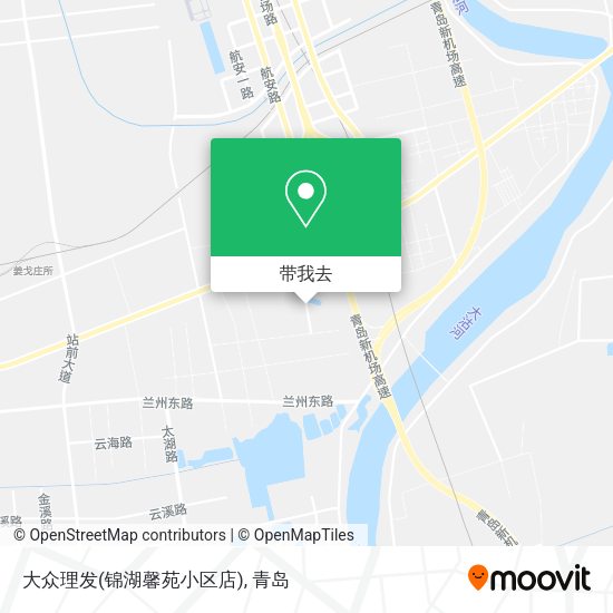大众理发(锦湖馨苑小区店)地图