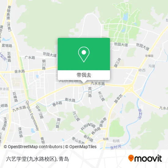 六艺学堂(九水路校区)地图