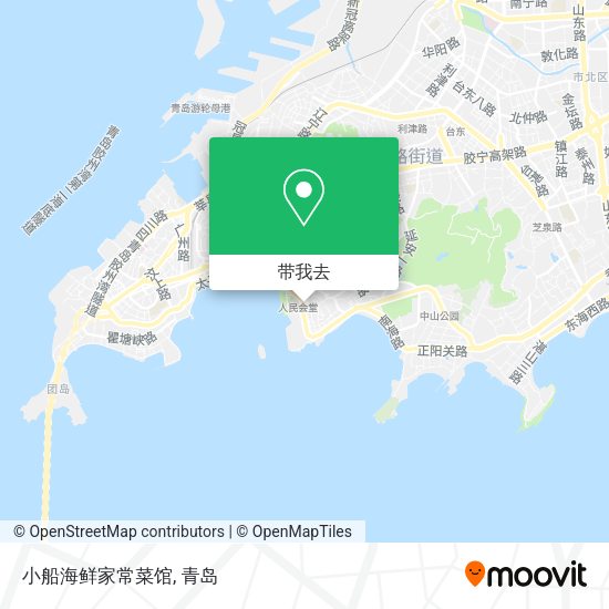小船海鲜家常菜馆地图