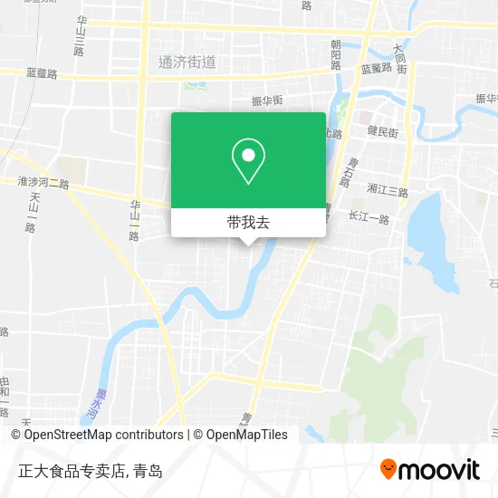 正大食品专卖店地图