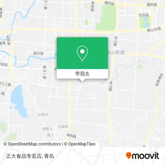 正大食品专卖店地图