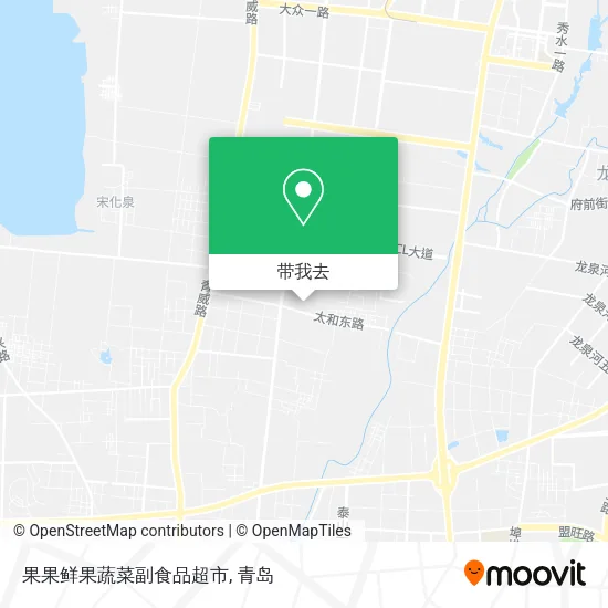 果果鲜果蔬菜副食品超市地图