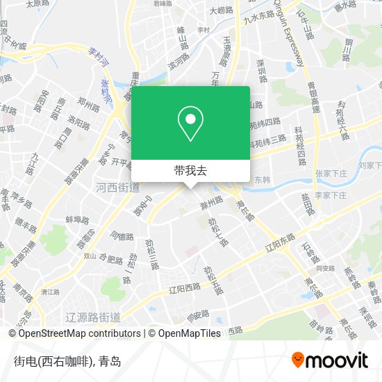 街电(西右咖啡)地图