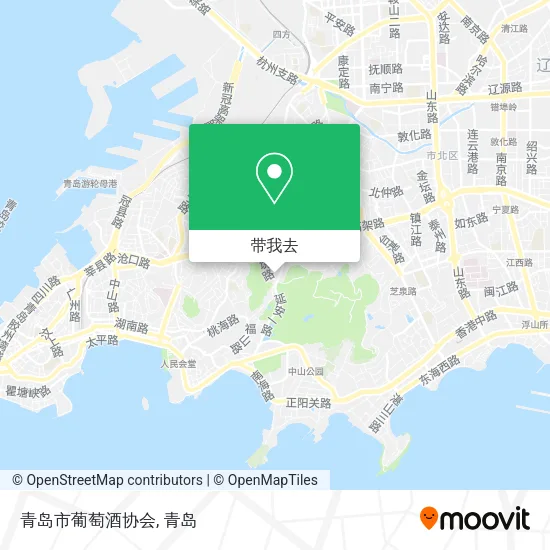 青岛市葡萄酒协会地图