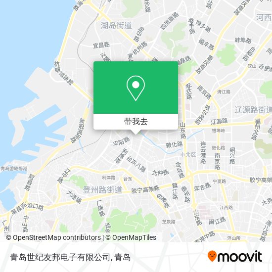 青岛世纪友邦电子有限公司地图