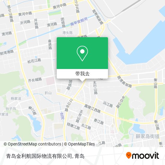 青岛金利航国际物流有限公司地图