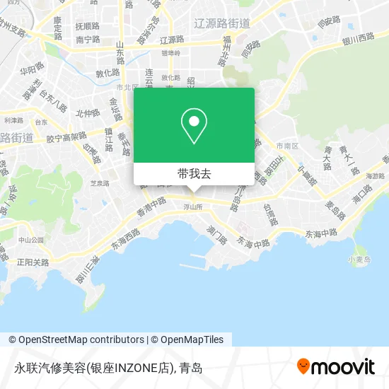 永联汽修美容(银座INZONE店)地图