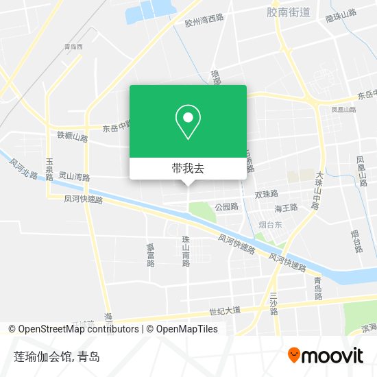 莲瑜伽会馆地图