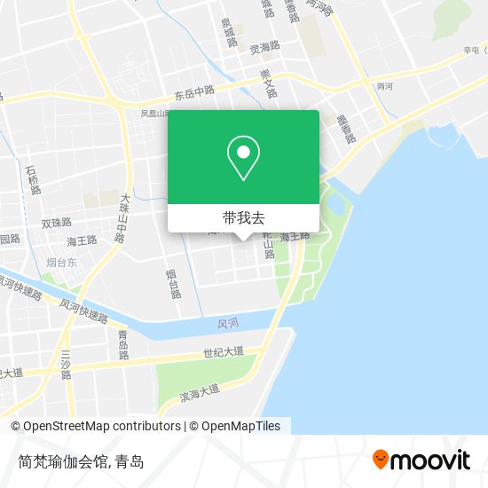 简梵瑜伽会馆地图