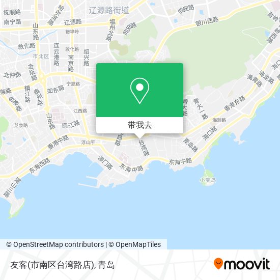 友客(市南区台湾路店)地图