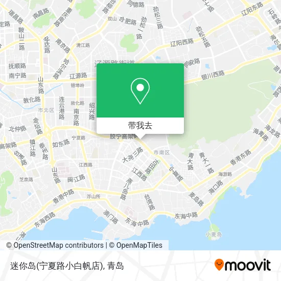 迷你岛(宁夏路小白帆店)地图