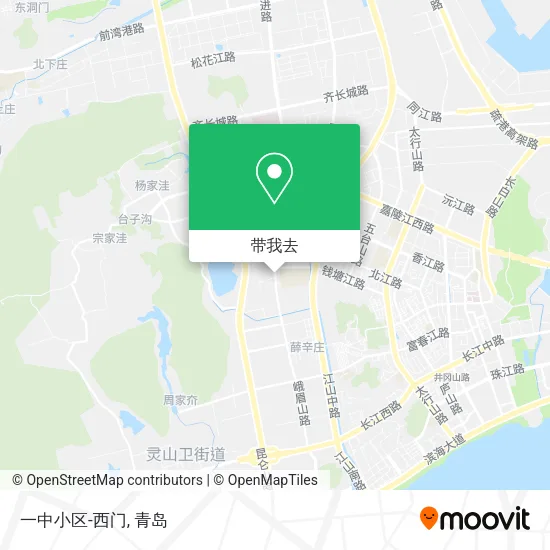 一中小区-西门地图