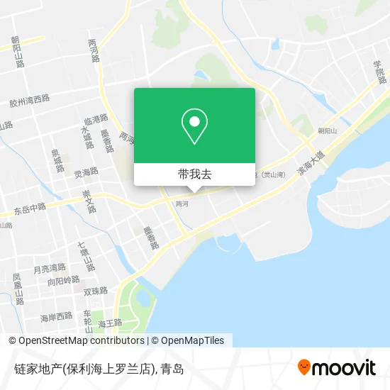 链家地产(保利海上罗兰店)地图