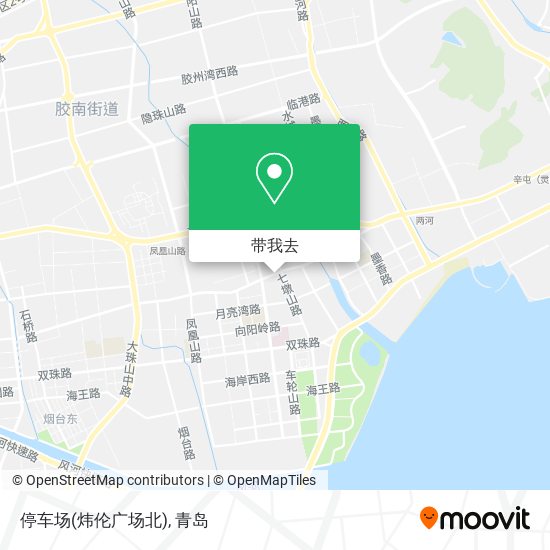 停车场(炜伦广场北)地图