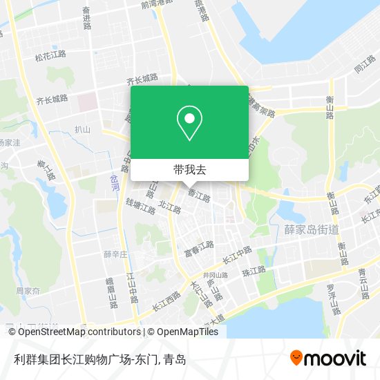 利群集团长江购物广场-东门地图
