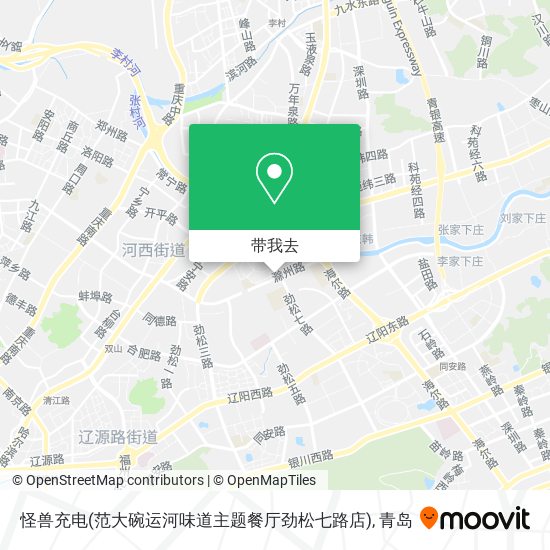 怪兽充电(范大碗运河味道主题餐厅劲松七路店)地图