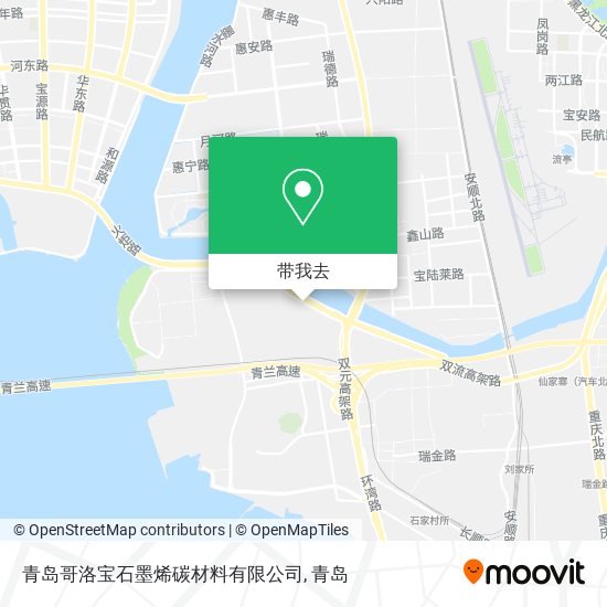 青岛哥洛宝石墨烯碳材料有限公司地图
