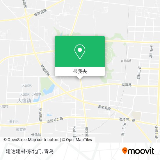 建达建材-东北门地图