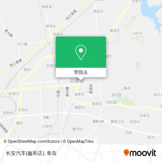 长安汽车(鑫和店)地图