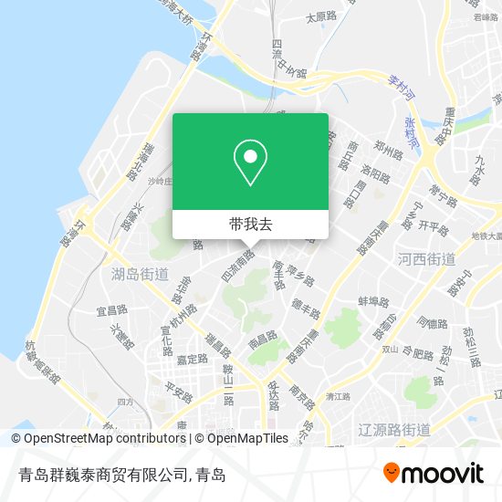 青岛群巍泰商贸有限公司地图