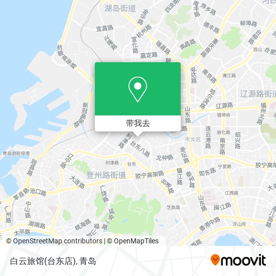 白云旅馆(台东店)地图