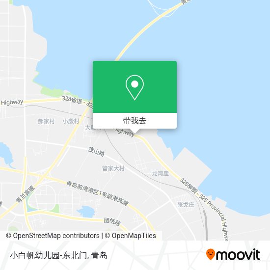 小白帆幼儿园-东北门地图