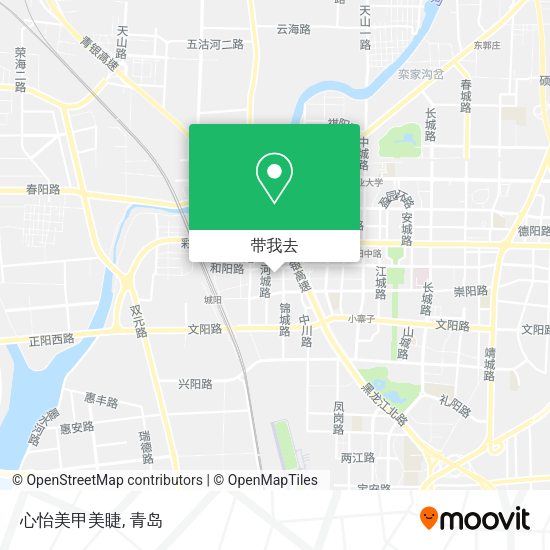 心怡美甲美睫地图