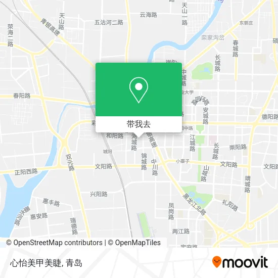 心怡美甲美睫地图