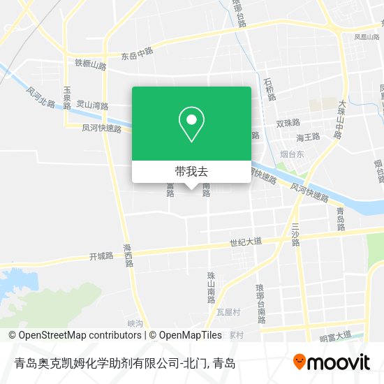 青岛奥克凯姆化学助剂有限公司-北门地图