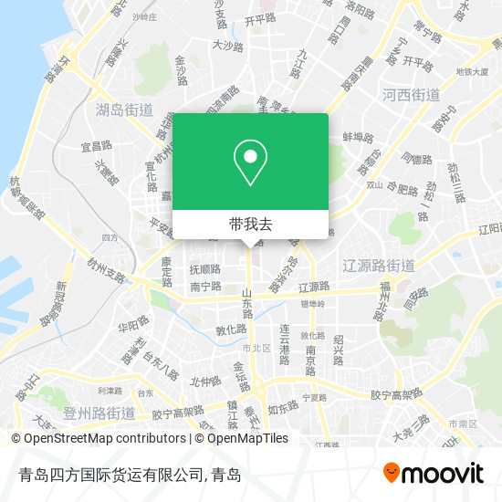 青岛四方国际货运有限公司地图