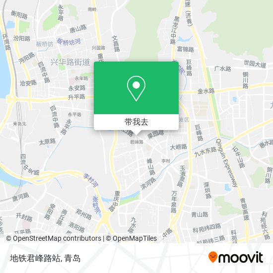 地铁君峰路站地图