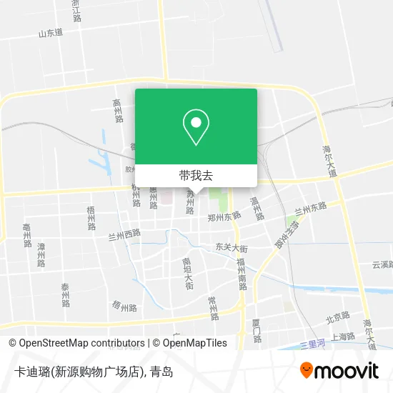 卡迪璐(新源购物广场店)地图