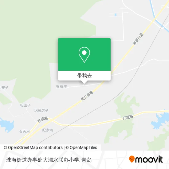珠海街道办事处大漂水联办小学地图