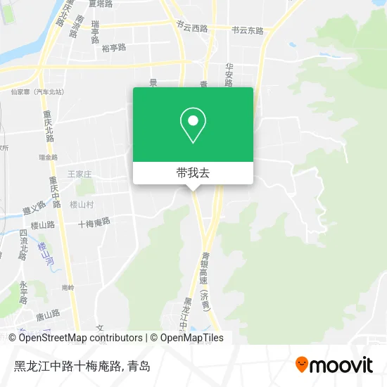 黑龙江中路十梅庵路地图
