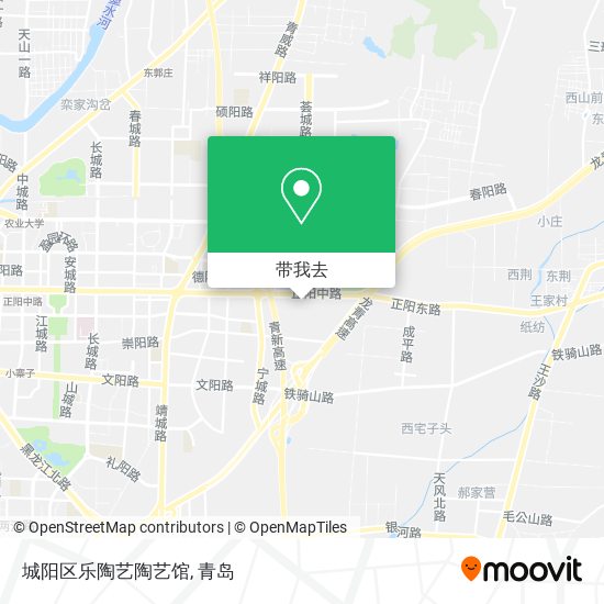 城阳区乐陶艺陶艺馆地图